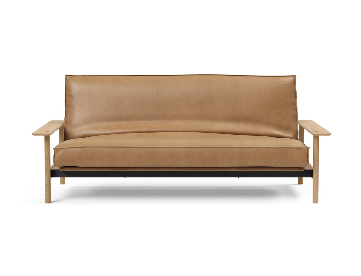 Balder Bettsofa 140 Sharp Plus Cover mit Gestellbezug Soft Spring in 551 Faunal Brown präsentiert im Onlineshop von KAQTU Design AG. Bettsofa ist von Innovation Living
