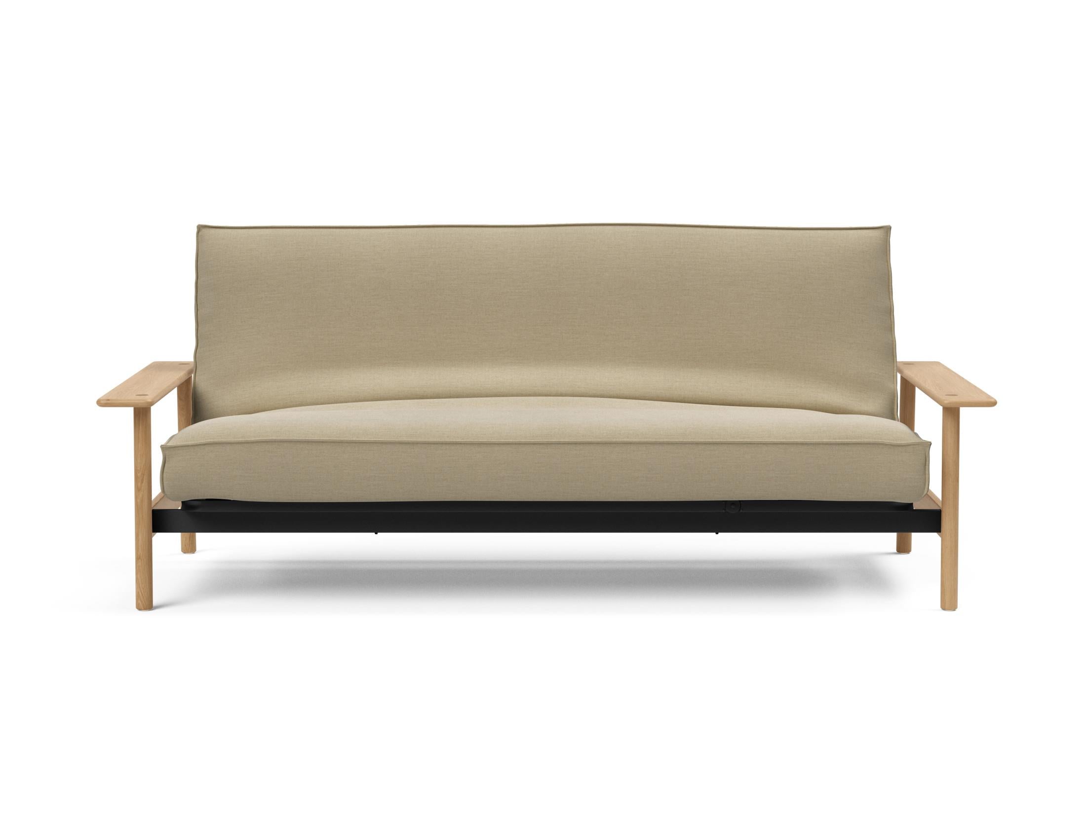 Modernes Balder Bettsofa 140 in stilvollem Design, ausgestattet mit einem bequemen Soft Spring Bezug für vielseitige Nutzung und gemütliche Nächte.