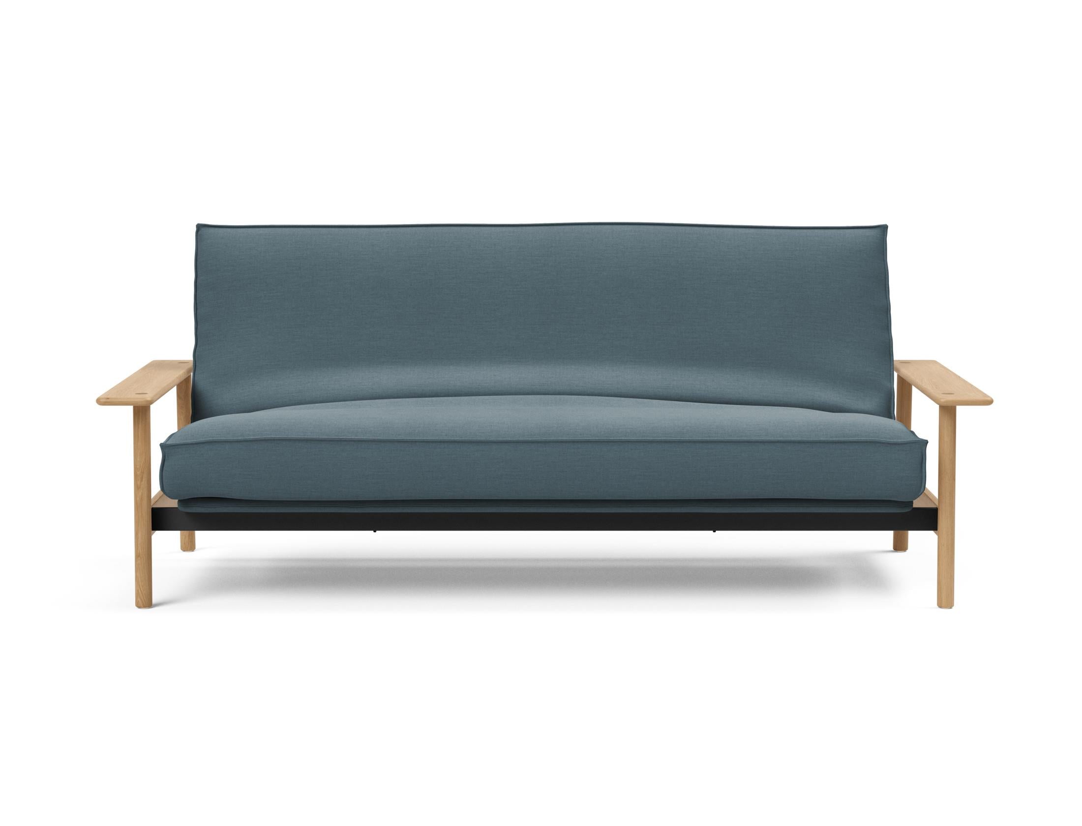 Stylisches Balder Bettsofa 140 mit hochwertigem Soft Spring Bezug, perfekt für entspannte Abende und flexible Wohnlösungen.