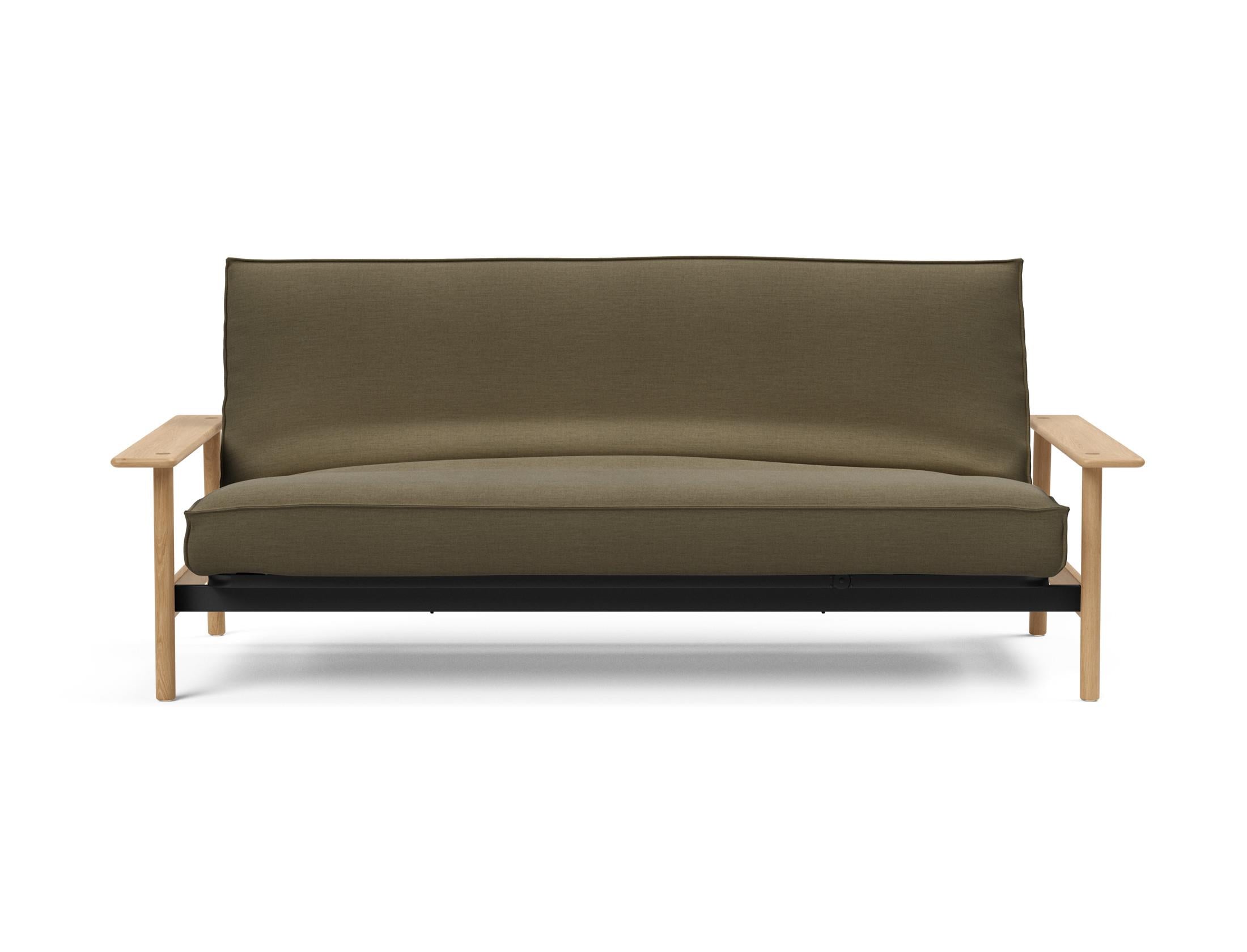Elegantes Balder Bettsofa 140 mit weichem Soft Spring Bezug, ideal für entspannte Stunden und modernes Wohndesign.