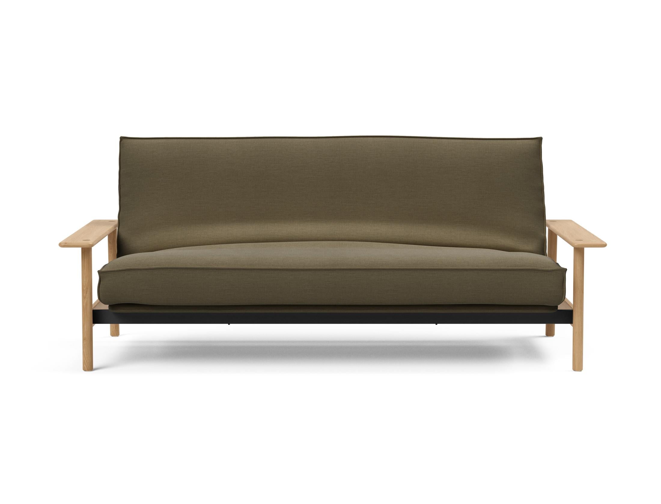 Stylisches Balder Bettsofa 140 mit Soft Spring Bezug, ideal für flexible Wohnlösungen und gemütliche Entspannung im modernen Zuhause.