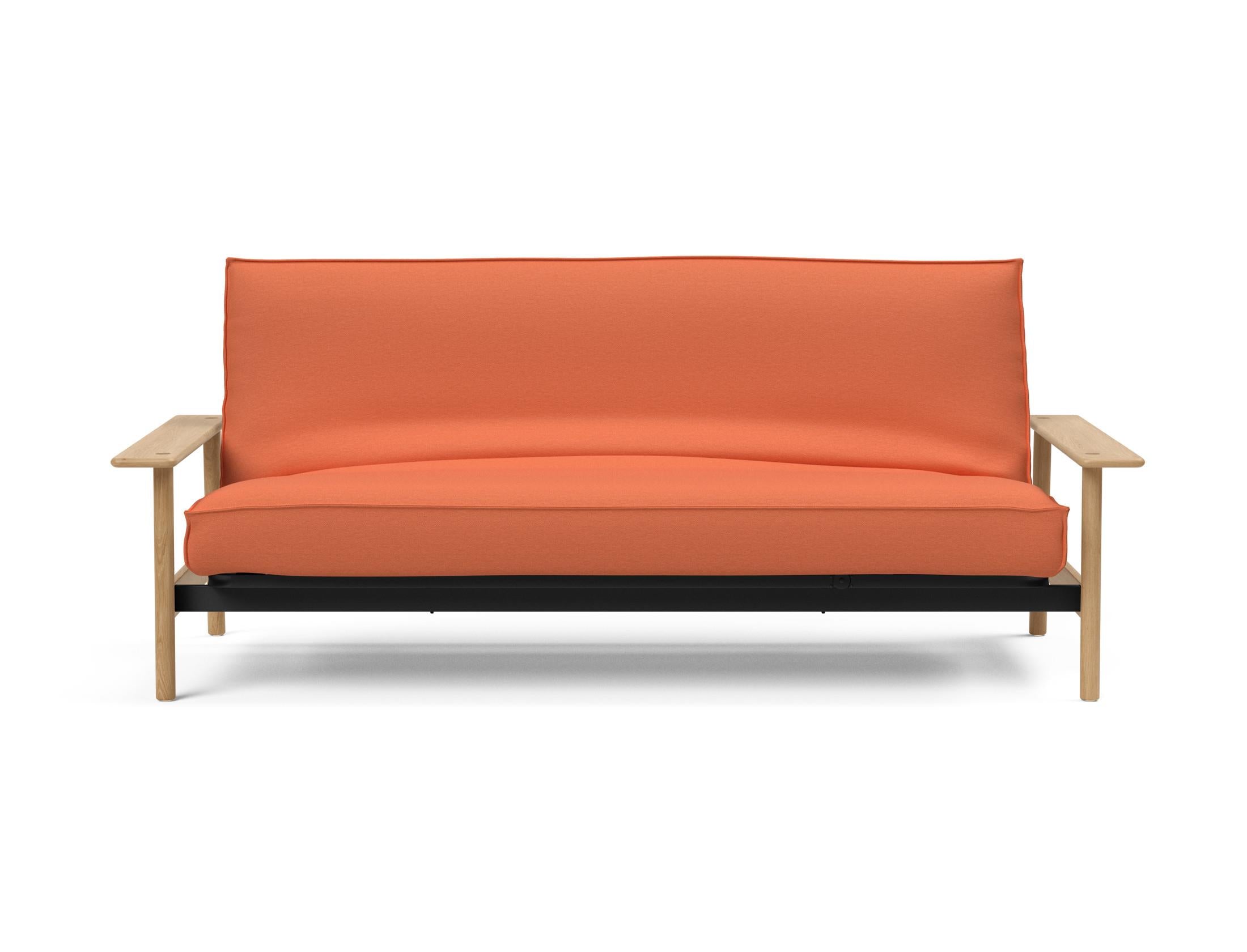Stylisches Balder Bettsofa 140 mit komfortablem Soft Spring Bezug, perfekt für gemütliche Nächte und modernes Wohnen.