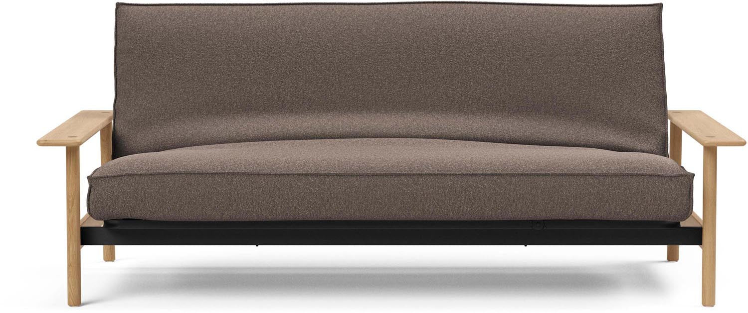 Das Balder Bettsofa 140 Sharp Plus von Innovation Living: skandinavisches Design, Komfort, Funktionalität, ideal für kleine Räume.