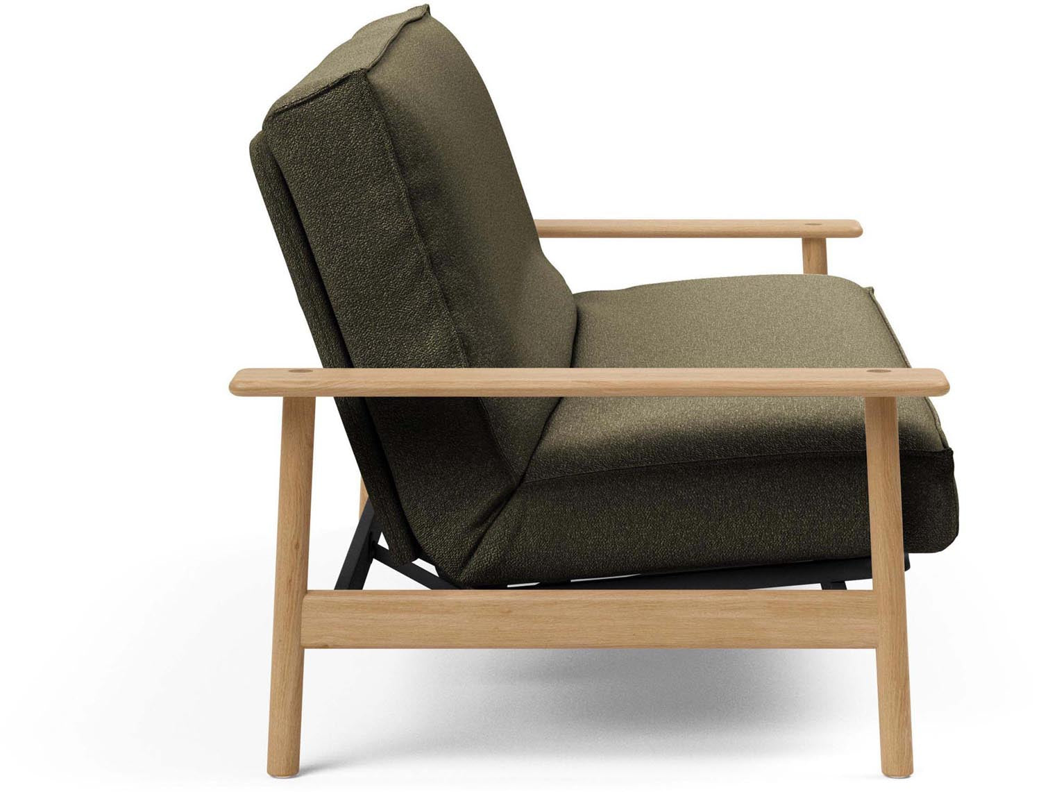 Erleben Sie das Balder Bettsofa 140 Sharp Plus Cover von Innovation Living – modern, funktional und ideal für kleine Räume.