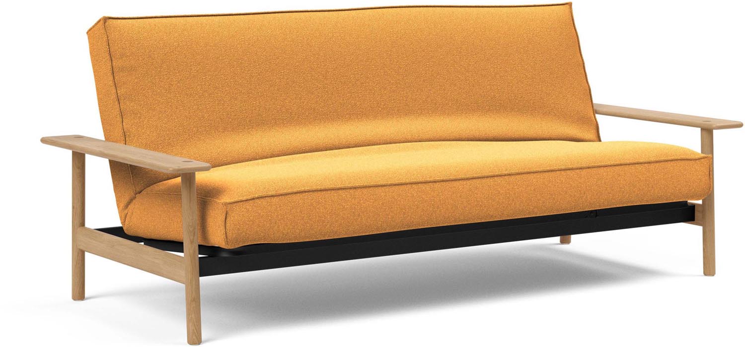 Entdecken Sie das Balder Bettsofa 140 Sharp Plus Cover von Innovation Living – skandinavisches Design trifft auf höchsten Komfort und Vielseitigkeit.