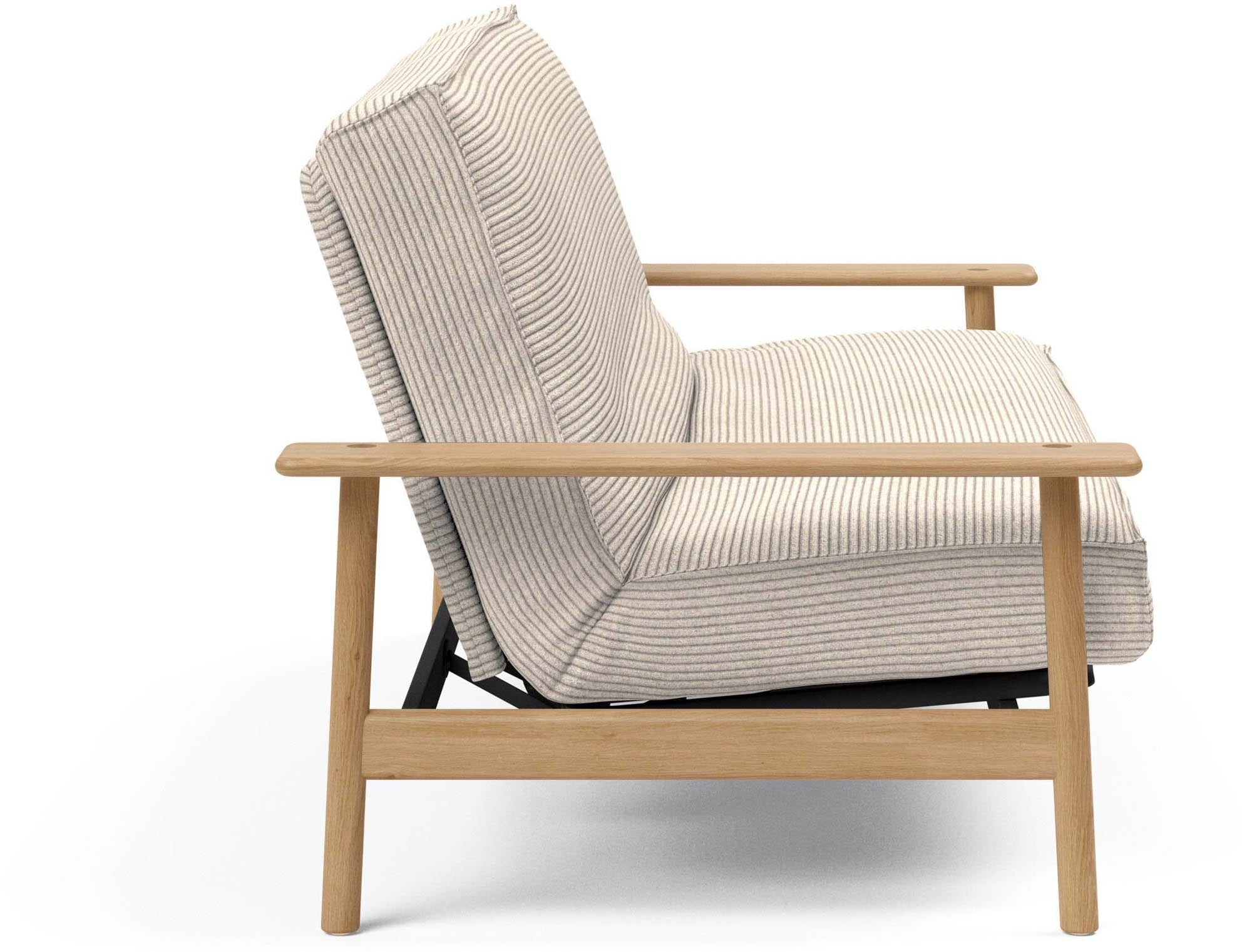 Entdecken Sie das Balder Bettsofa 140 Sharp Plus Cover von Innovation Living – skandinavisches Design trifft auf höchsten Komfort und Vielseitigkeit.