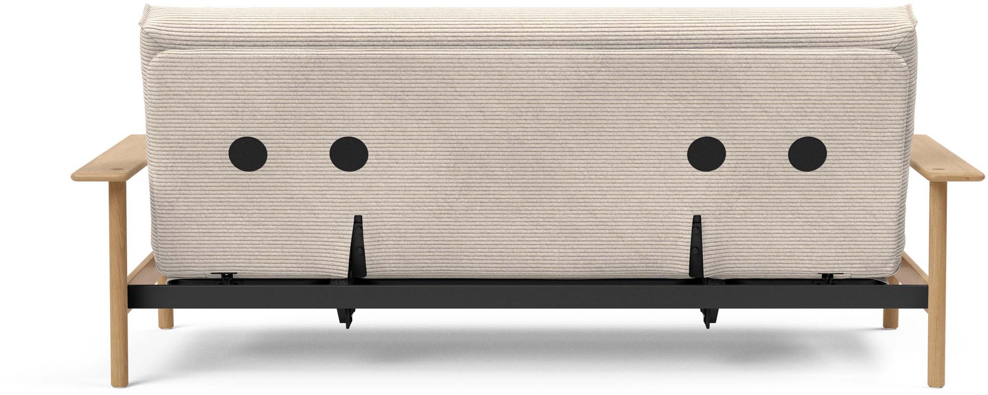 Erleben Sie das Balder Bettsofa 140 Nordic Cover von Innovation Living – skandinavisches Design trifft auf höchsten Komfort und vielseitige Nutzungsmöglichkeiten.