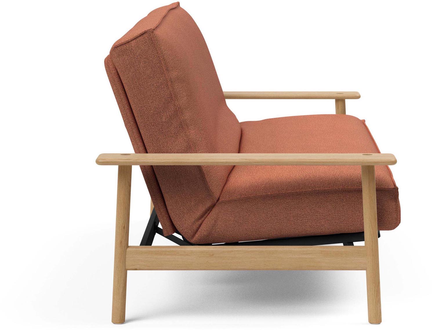 Erleben Sie das Balder Bettsofa 140 Sharp Plus Cover Latex von Innovation Living – eine perfekte Kombination aus modernem Stil und optimalem Schlafkomfort.