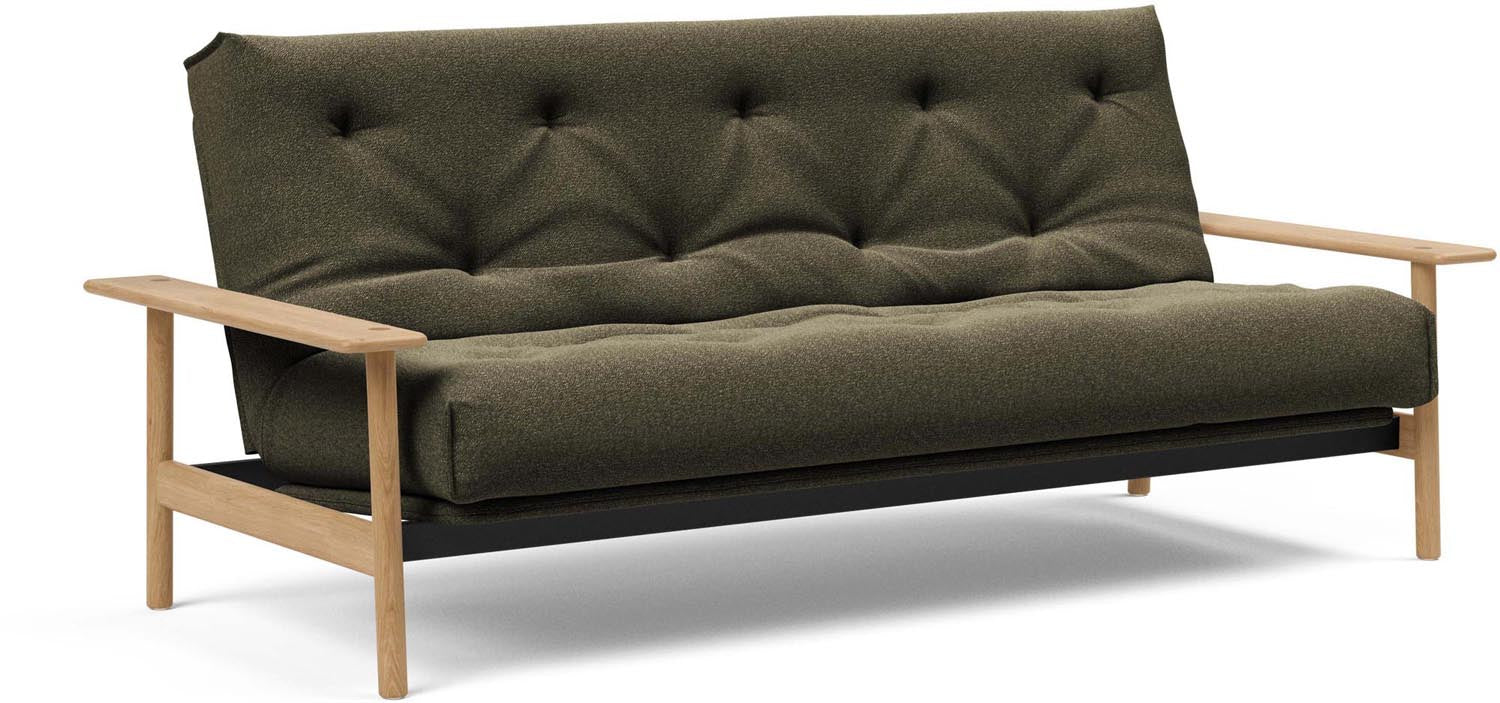 Erleben Sie das elegante Balder Bettsofa 140 Nordic Classic von Innovation Living – perfekt für stilvolle Räume und gemütliche Schlafmomente.
