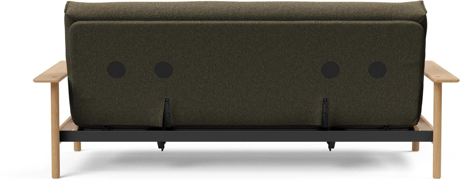 Erleben Sie das elegante Balder Bettsofa 140 Nordic Classic von Innovation Living – perfekt für zeitgemässe Einrichtung und gemütliche Schlafmomente.