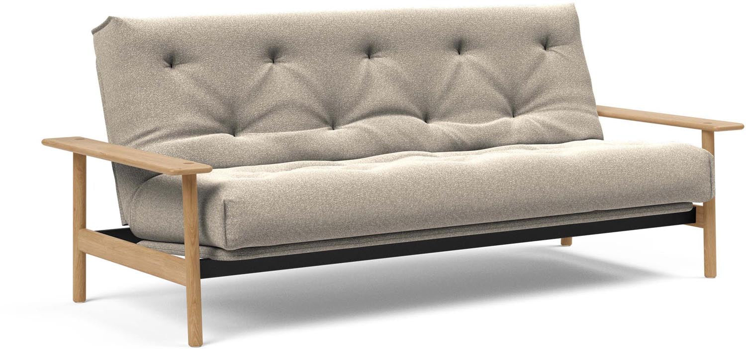 Entdecken Sie das stilvolle Balder Bettsofa 140 Nordic Classic von Innovation Living – ideal für modernes Wohnen und entspannende Nächte.