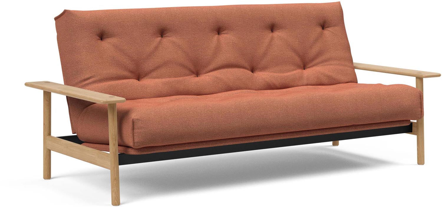 Entdecken Sie das Balder Bettsofa 140 Nordic Latex von Innovation Living: Elegantes skandinavisches Design, hervorragende Bequemlichkeit und umweltfreundliche Materialien.