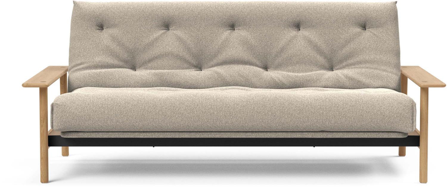 Erleben Sie das Balder Bettsofa 140 Nordic Soft Spring von Innovation Living – eine perfekte Kombination aus modernem Stil und optimalem Schlafkomfort.