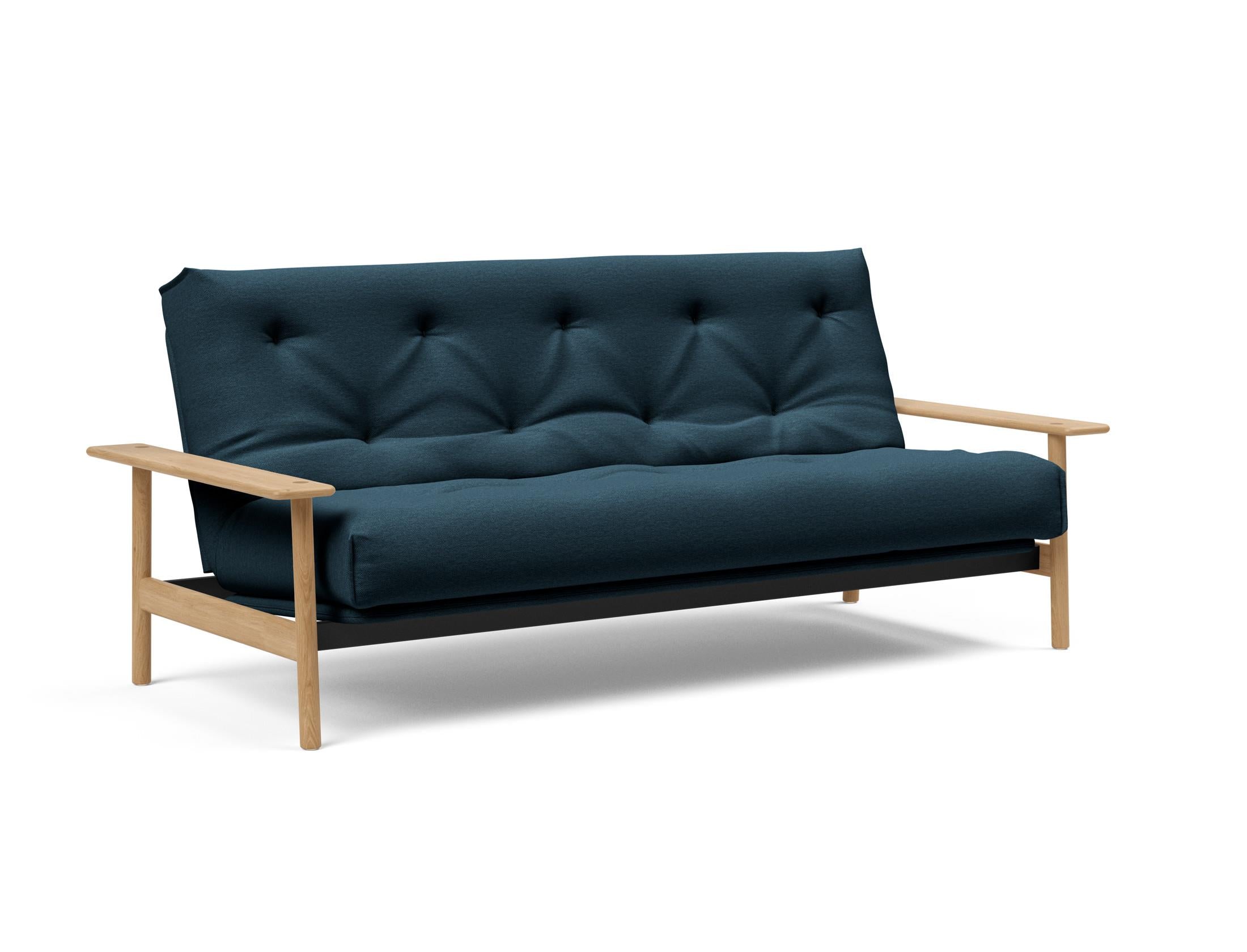 Erleben Sie das Balder Bettsofa 140 Nordic: Ein elegantes Möbelstück, das Komfort und Funktionalität vereint – ideal für jedes Zuhause.