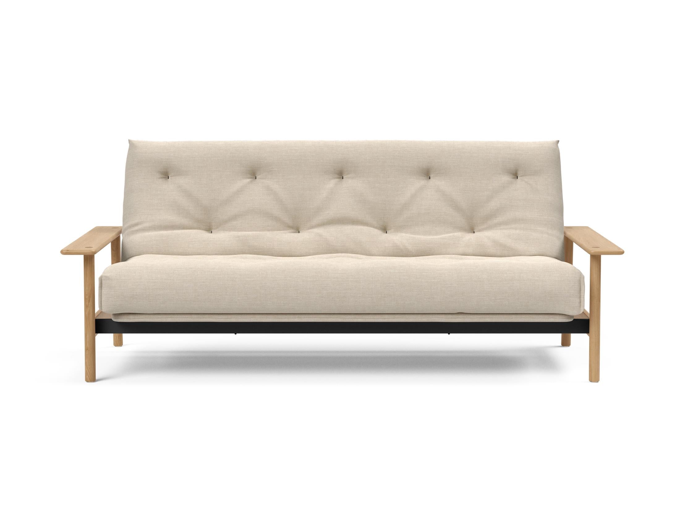 Entdecken Sie das Balder Bettsofa 140 Nordic: Elegantes Design, flexible Nutzung und erstklassige Nordic Soft Spring Matratze für optimalen Komfort.