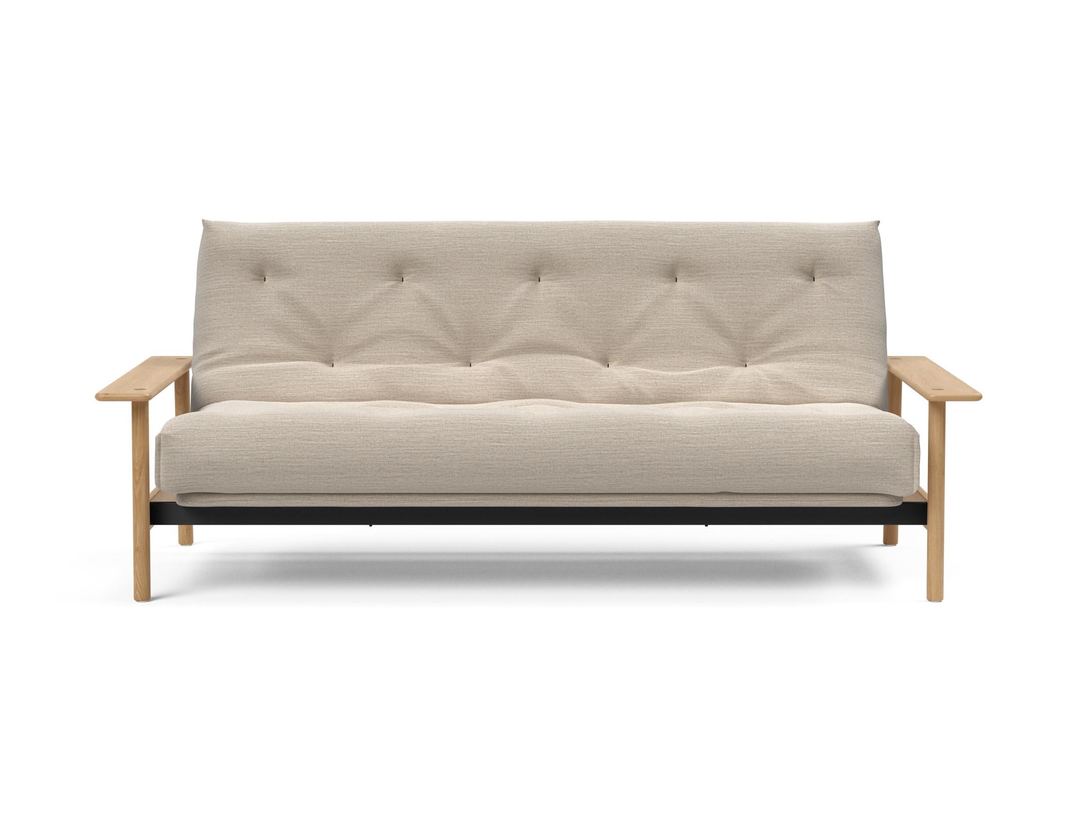 Entdecken Sie das Balder Bettsofa 140 Nordic: Elegantes Design, flexible Nutzung und eine luxuriöse Matratze für optimalen Schlafkomfort.