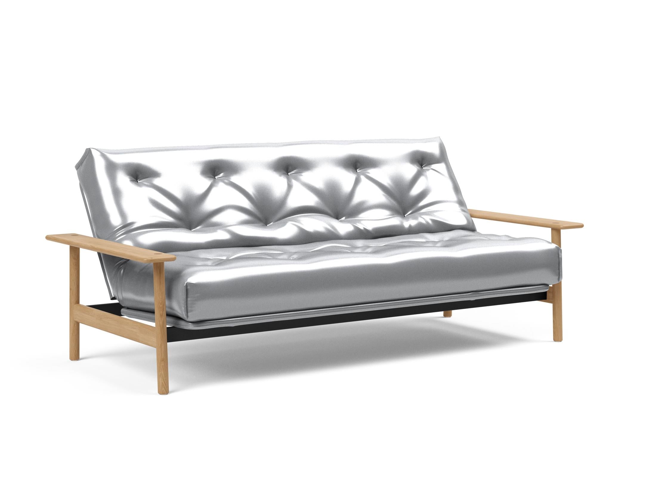 Erleben Sie das Balder Bettsofa 140 Nordic: Stilvolles Möbelstück mit hochwertiger Matratze für höchsten Komfort und vielseitige Einsatzmöglichkeiten.