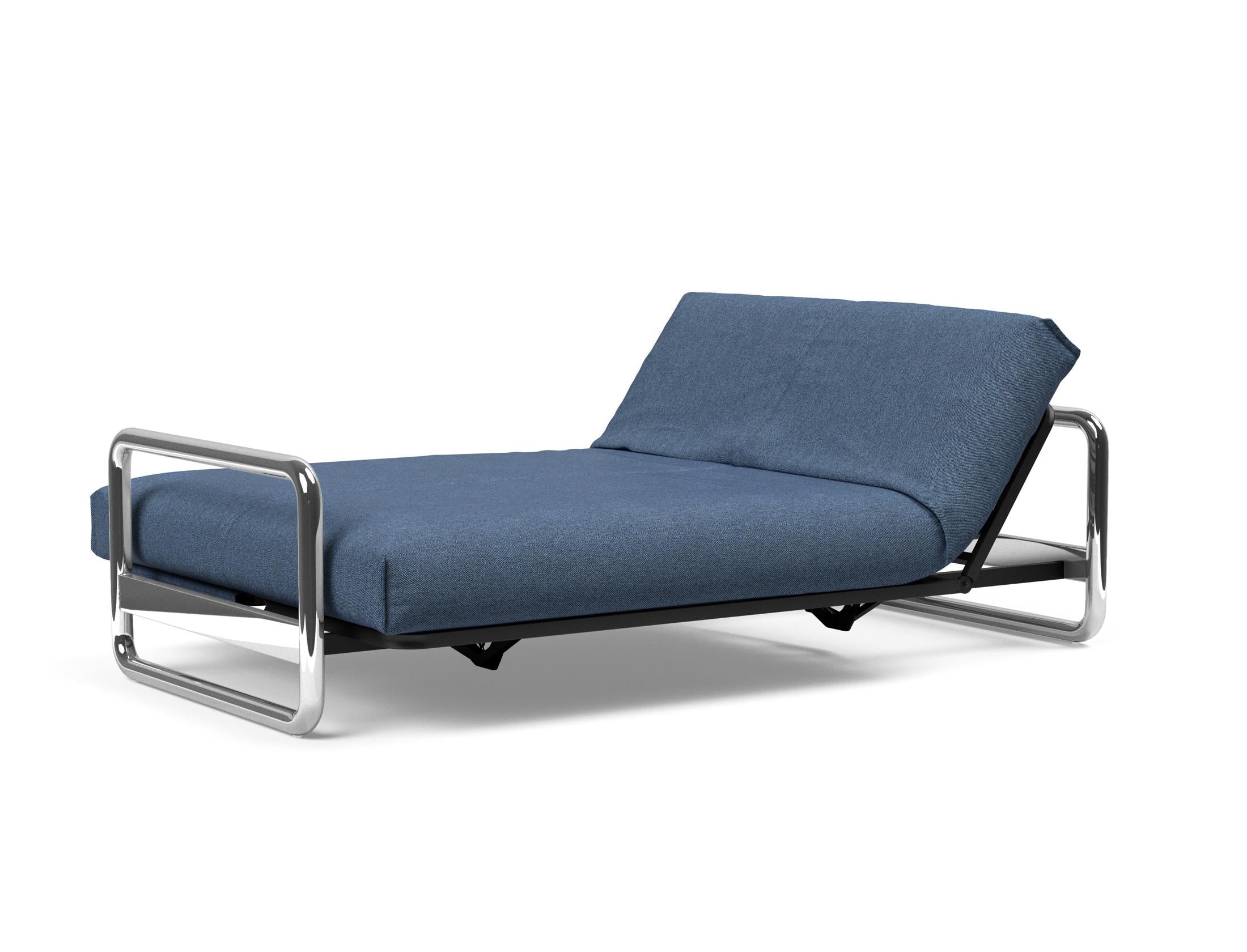 Erleben Sie das Lomira Schlafsofa 140 Nordic Cover: Elegantes, industrielles Design und anpassbare Stoffe für ultimativen Komfort und Stil.