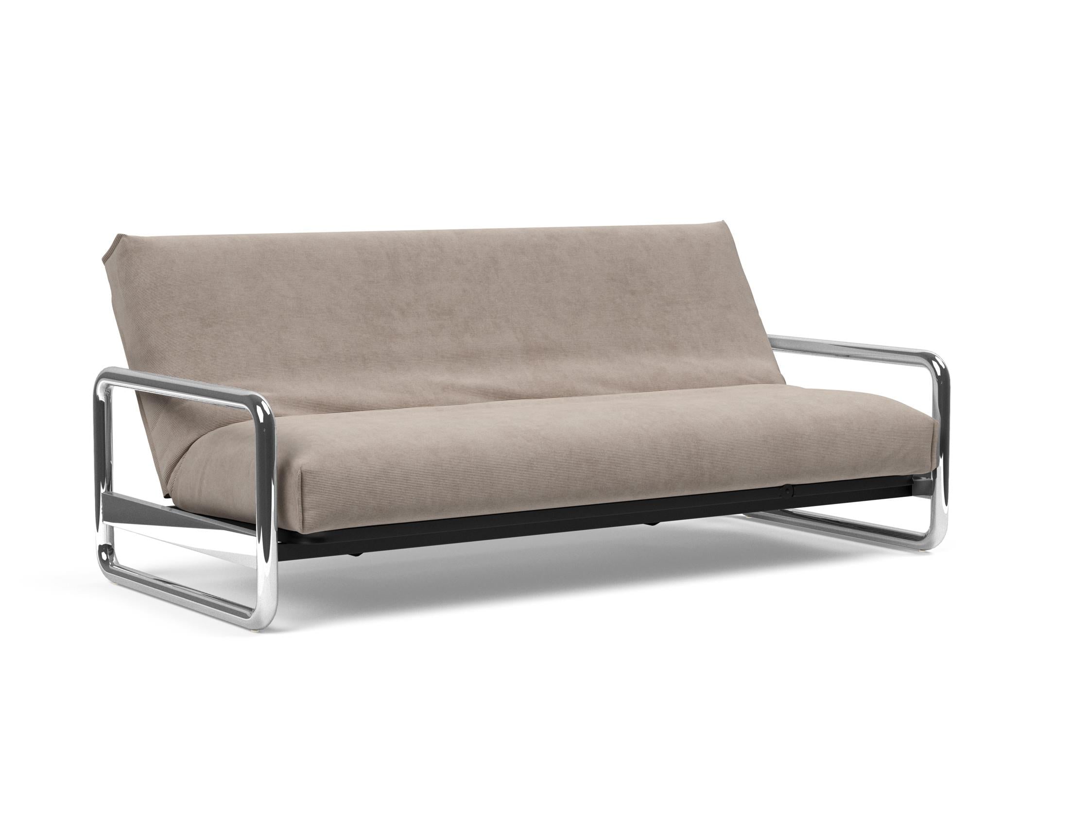 Entdecken Sie das Lomira Schlafsofa 140 Nordic Cover: Stilvolles, modernes Design mit weicher Soft Spring-Matratze für höchsten Komfort.