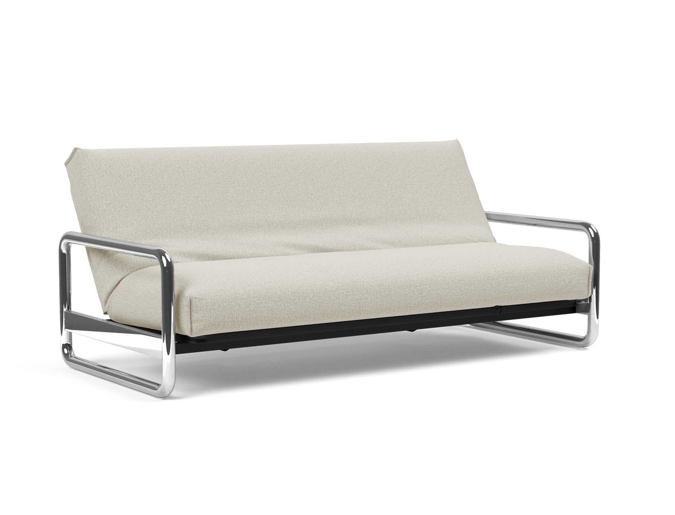 Entdecken Sie das Lomira Schlafsofa 140 Nordic Cover: Stilvolles, modernes Design mit weicher Soft Spring-Matratze für höchsten Komfort.