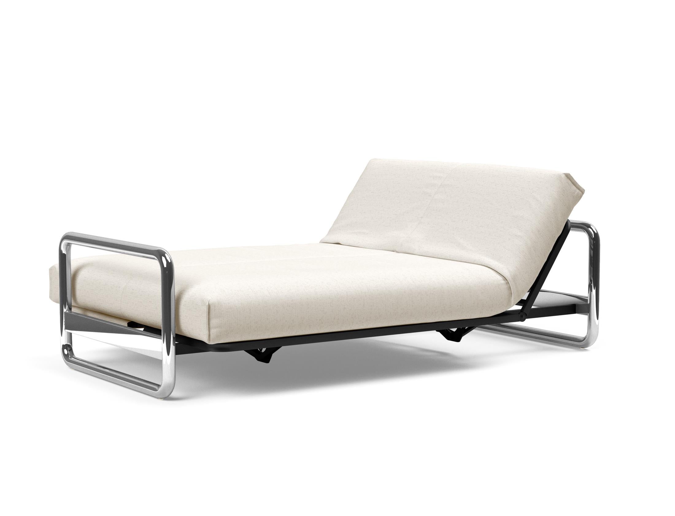 Erleben Sie das Lomira Schlafsofa 140 Nordic Cover: Elegantes, industrielles Design und anpassbare Stoffe für ultimativen Komfort und Stil.