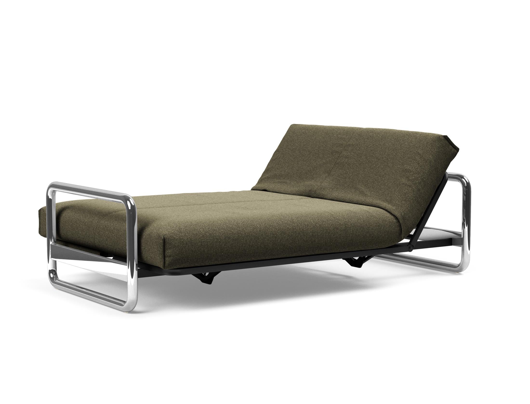 Erleben Sie das Lomira Schlafsofa 140 Nordic Cover: Elegantes, industrielles Design und anpassbare Stoffe für ultimativen Komfort und Stil.
