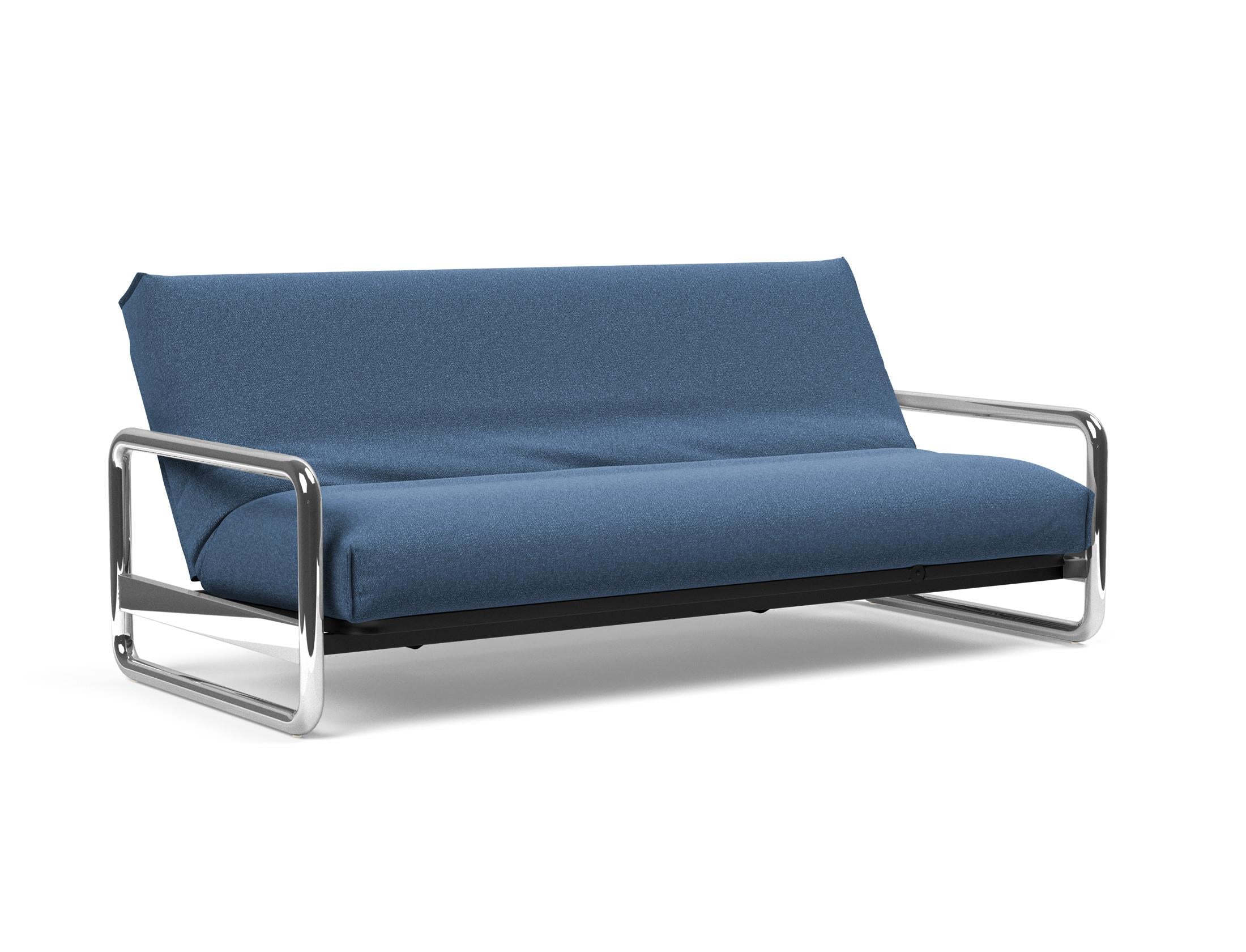 Erleben Sie das Lomira Schlafsofa 140 Nordic Cover: Elegantes Design, abnehmbarer Bezug und Soft Spring-Matratze für ultimativen Komfort.