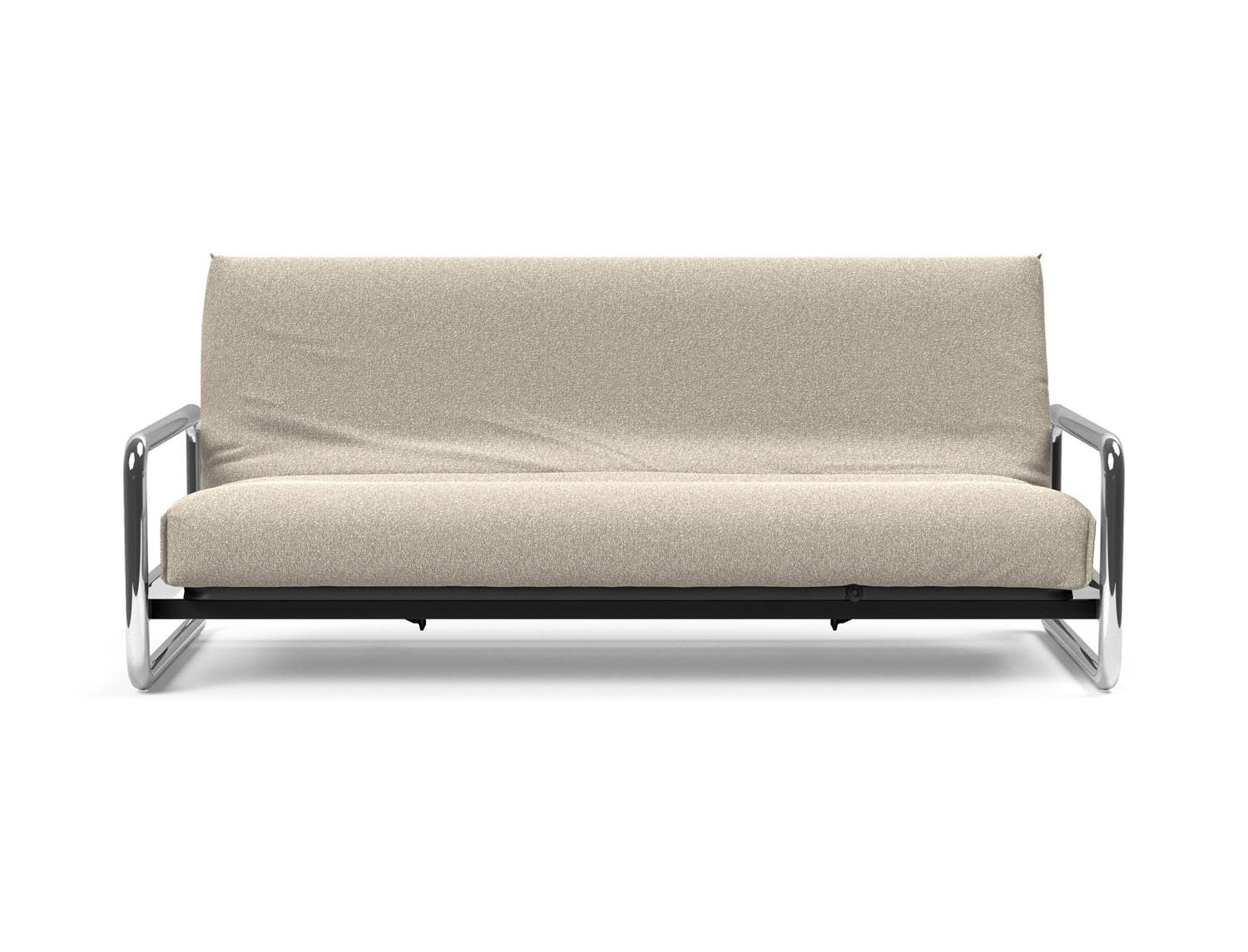 Lomira Schlafsofa 140 Nordic Cover Soft Spring von Innovation Living, stilvolles Bettsofa mit modernem Design und komfortabler Polsterung.