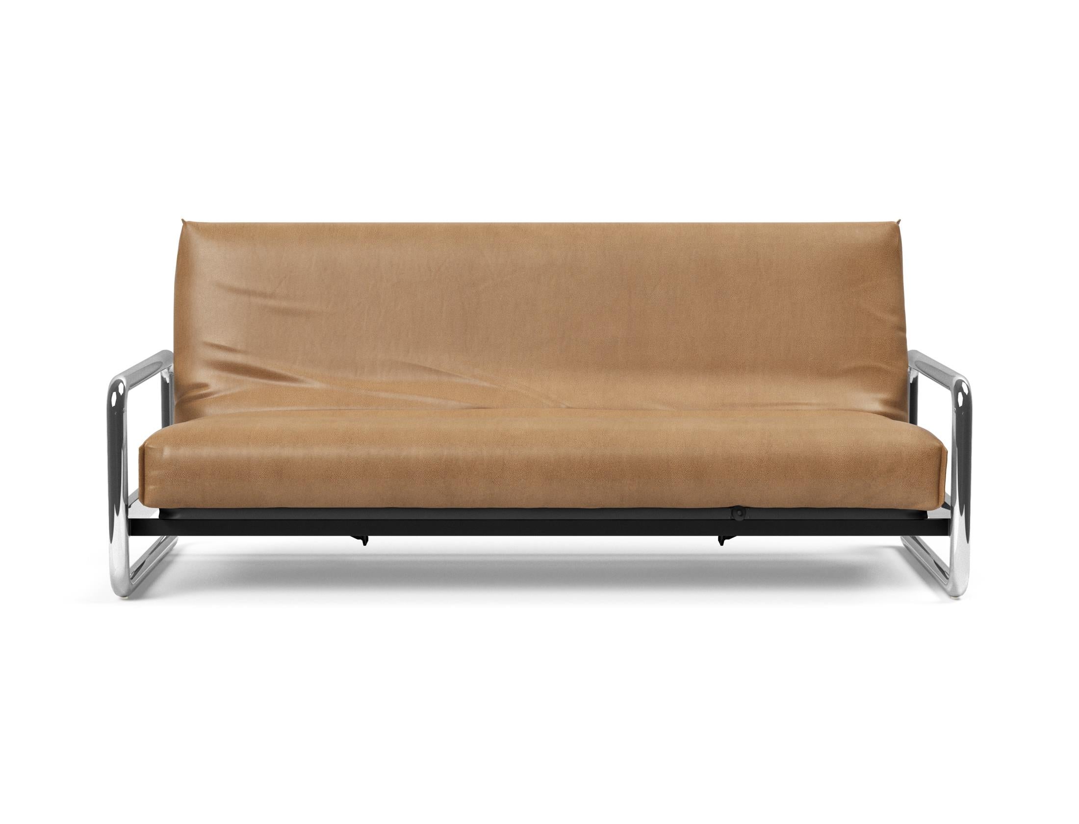 Elegantes Lomira Schlafsofa 140 mit Nordic Cover, perfekt für gemütliche Nächte und stilvolle Akzente im Wohnbereich.