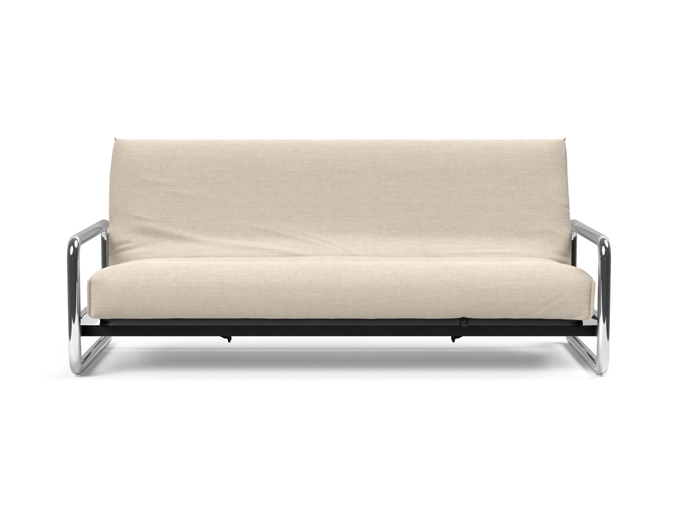 Elegantes Lomira Schlafsofa 140 in Nordic Cover, perfekt für gemütliche Abende und stilvolle Einrichtungslösungen.
