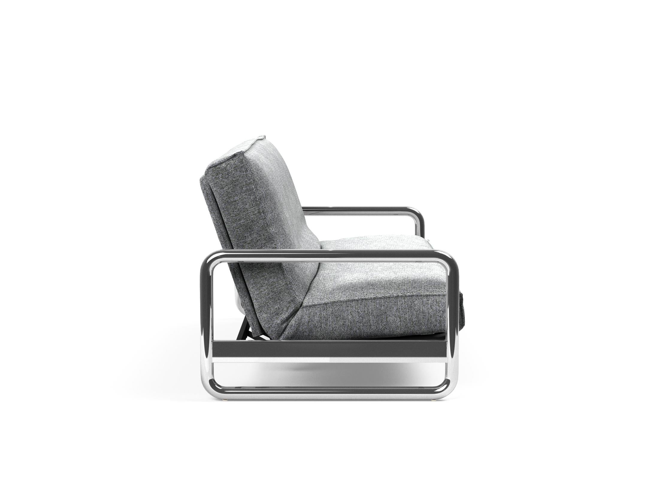 Entdecken Sie das Lomira Schlafsofa 140 Sharp Plus Soft Spring von Innovation Living – modernes Design, optimaler Komfort und umweltfreundliche Materialien für besten Schlaf.