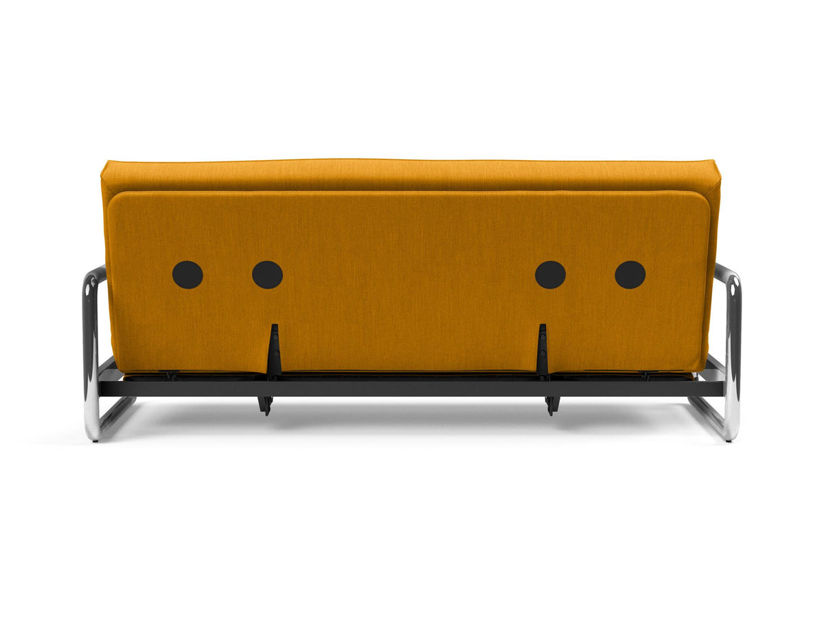 Lomira Schlafsofa 140 Sharp Plus mit Gestellbezug Soft Spring in 507 Elegance Burned Curry präsentiert im Onlineshop von KAQTU Design AG. Bettsofa ist von Innovation Living