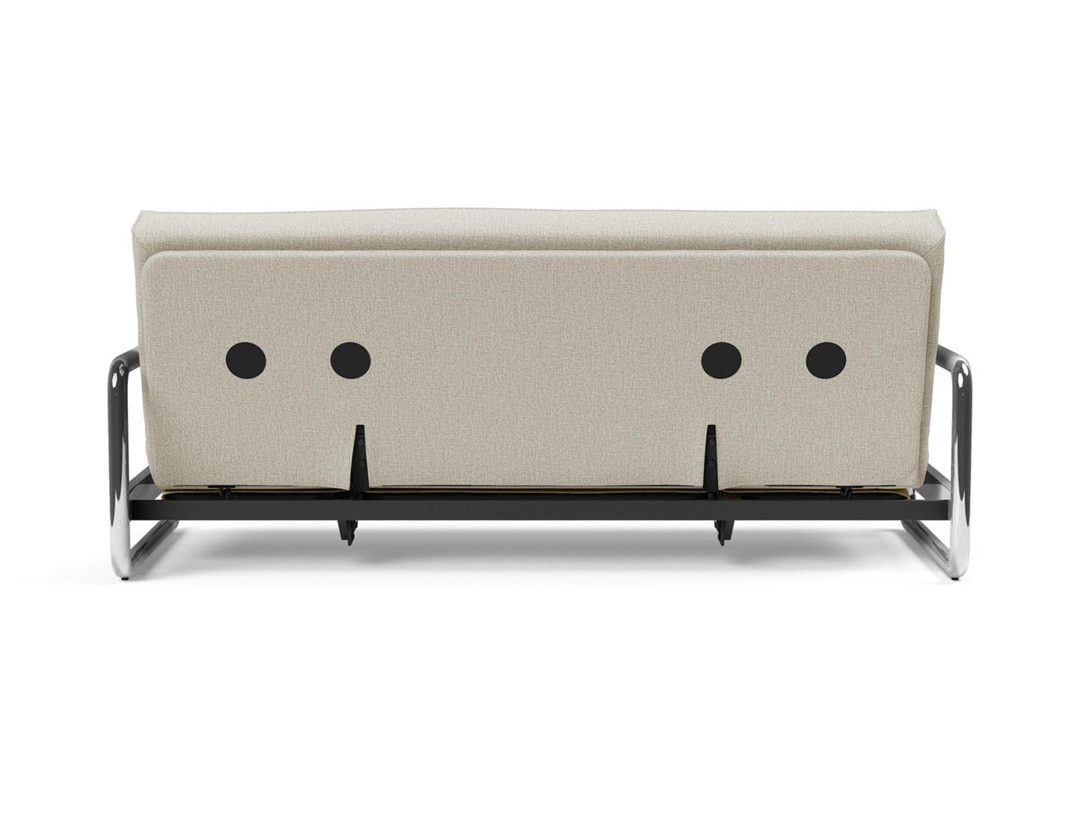 Lomira Schlafsofa 140 Sharp Plus mit Gestellbezug Soft Spring in 527 Mixed Dance Natural präsentiert im Onlineshop von KAQTU Design AG. Bettsofa ist von Innovation Living