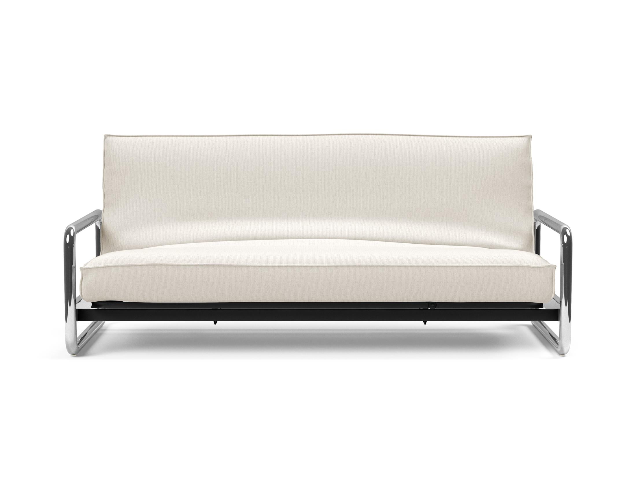 Stylisches Lomira Schlafsofa 140 Sharp Plus Soft Spring, ideal für kleine Räume und gemütliche Abende mit Freunden oder Familie.