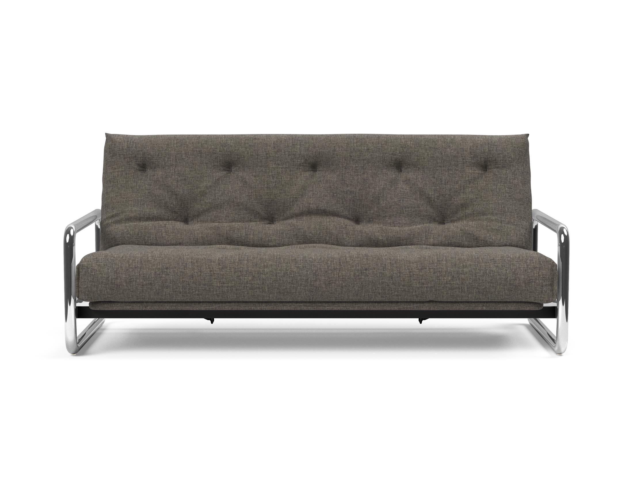 Entdecken Sie das Lomira Schlafsofa 140 Nordic von Innovation Living: modernes Design, weiche Soft Spring-Matratze und langlebige Konstruktion für höchsten Komfort.