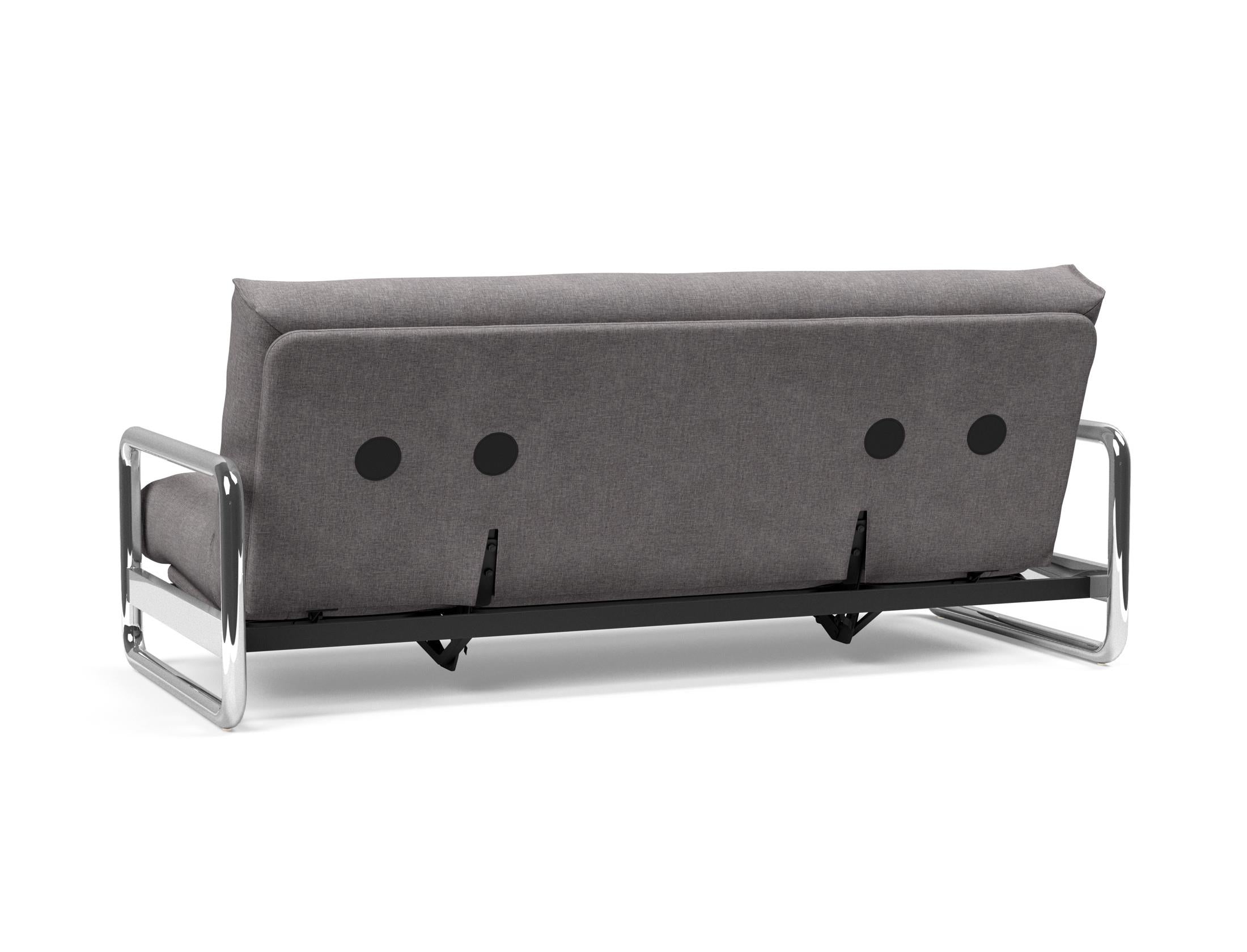 Erleben Sie das Lomira Schlafsofa 140 Nordic von Innovation Living – stilvolles Design und der Soft Spring Bezug bieten optimalen Schlafkomfort.