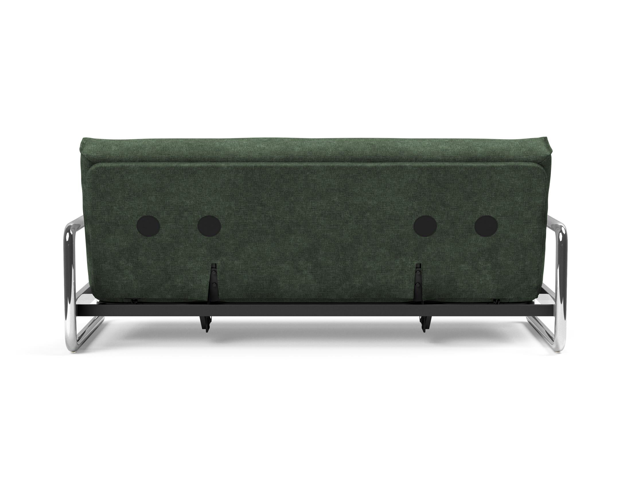 Erleben Sie das Lomira Schlafsofa 140 Nordic: stilvolles Industriedesign, bequeme Soft Spring-Matratze und robuste Bauweise für Ihr Zuhause.