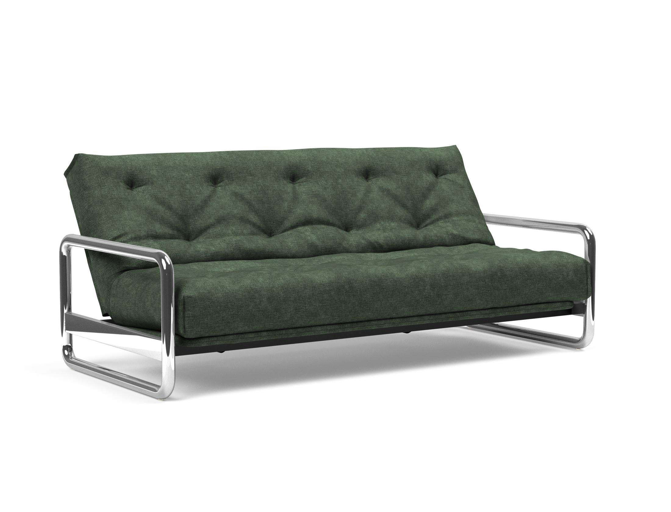 Erleben Sie das Lomira Schlafsofa 140 Nordic: stilvolles Industriedesign, erstklassige Federkernmatratze und robuste Bauweise für ultimativen Komfort.