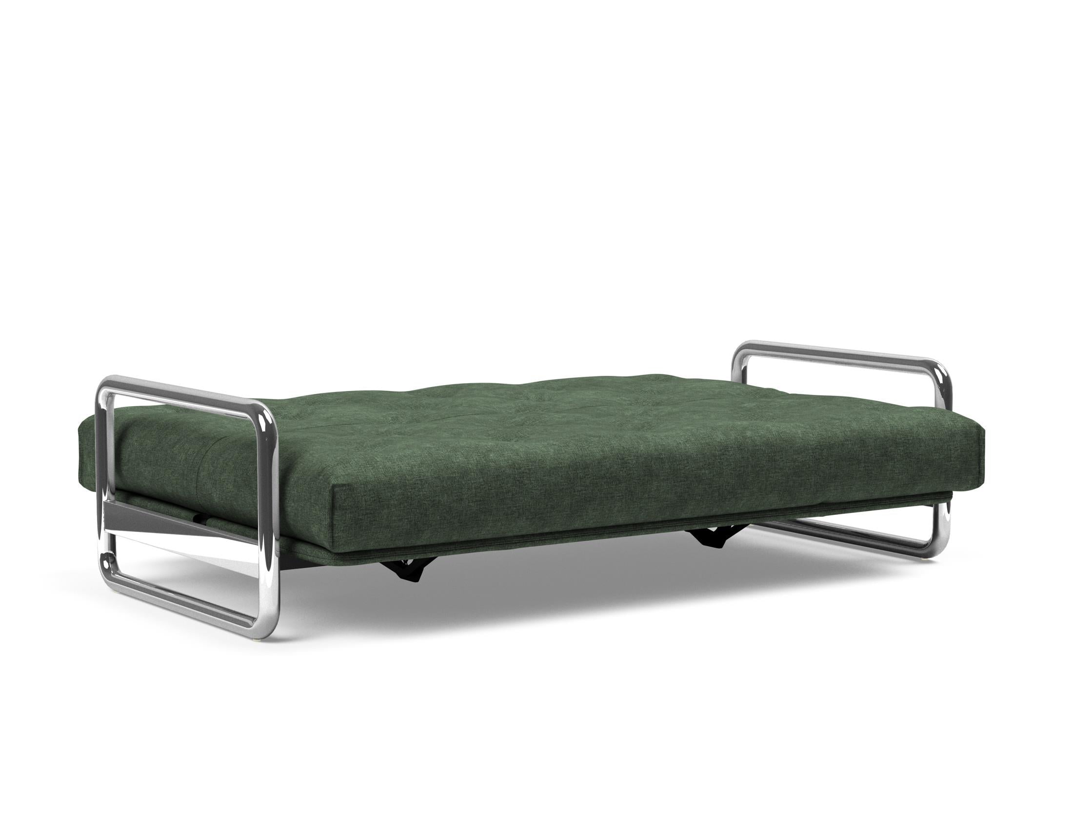 Erleben Sie das Lomira Schlafsofa 140 Nordic: stilvolles Industriedesign, bequeme Soft Spring-Matratze und robuste Bauweise für Ihr Zuhause.