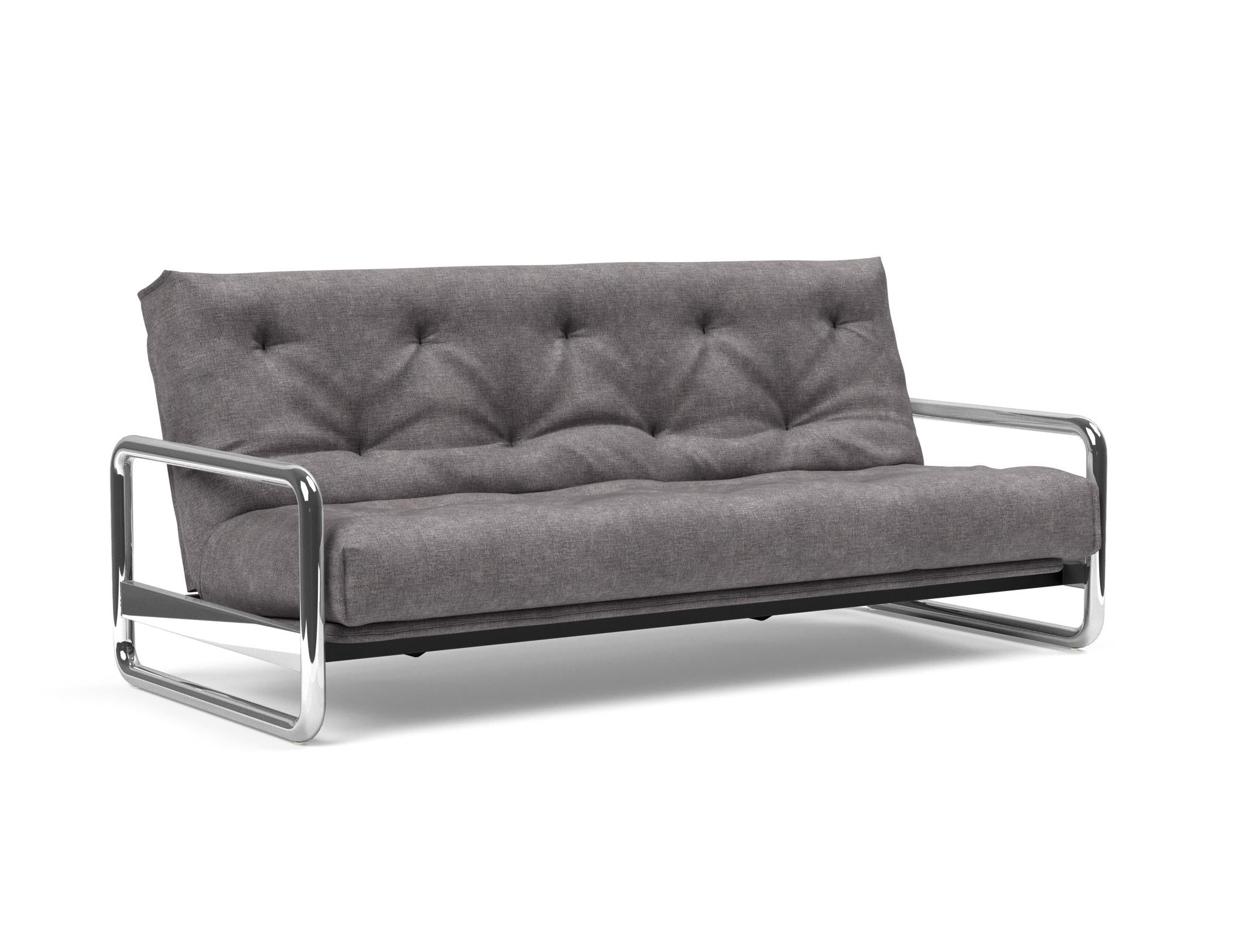 Erleben Sie das Lomira Schlafsofa 140 Nordic von Innovation Living – elegantes skandinavisches Design und optimaler Komfort dank Soft Spring Bezug.