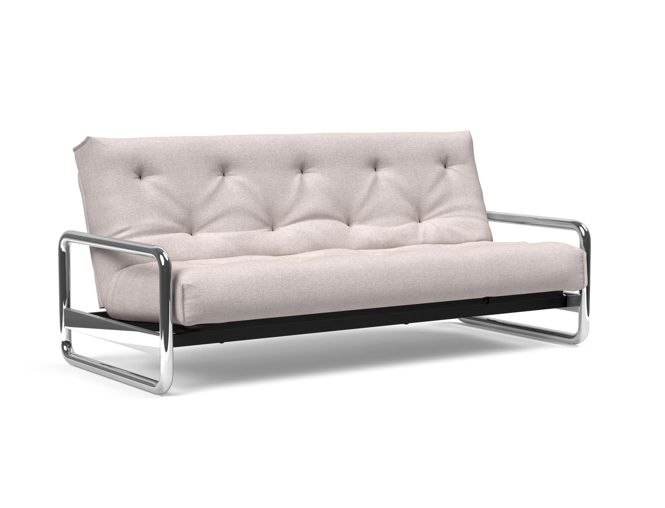 Entdecken Sie das Lomira Schlafsofa 140 Nordic Soft Spring von Innovation Living – stilvolles Design trifft auf höchsten Schlafkomfort für Ihr Zuhause.