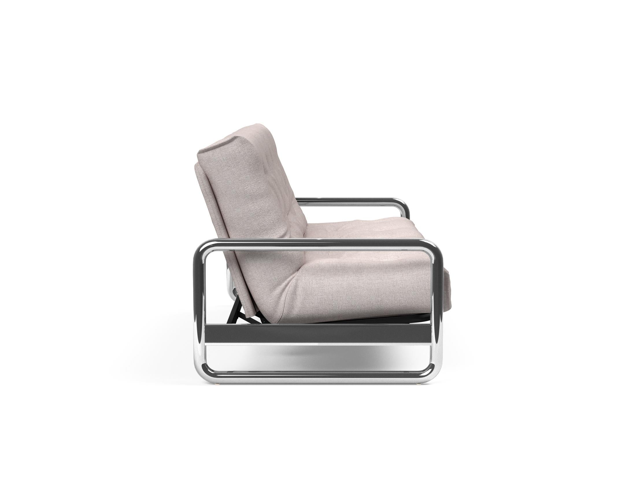 Erleben Sie das Lomira Schlafsofa 140 Nordic Soft Spring von Innovation Living – eine perfekte Kombination aus modernem Stil und optimalem Schlafkomfort.