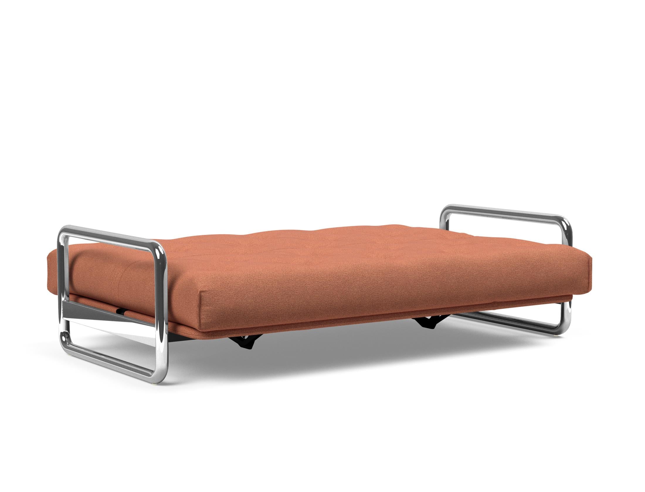 Entdecken Sie das Lomira Schlafsofa 140 Nordic von Innovation Living – stilvolles skandinavisches Design trifft auf höchsten Schlafkomfort mit Soft Spring Bezug.