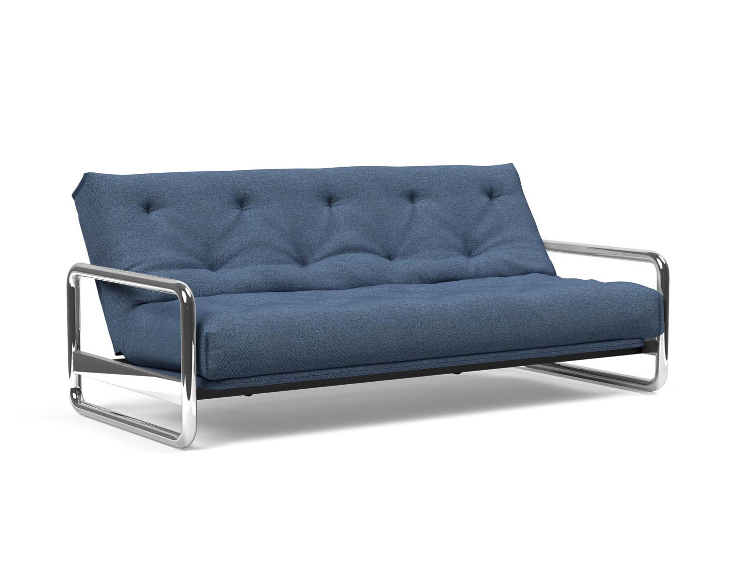 Entdecken Sie das Lomira Schlafsofa 140 Nordic von Innovation Living – stilvolles skandinavisches Design trifft auf höchsten Schlafkomfort mit Soft Spring Bezug.