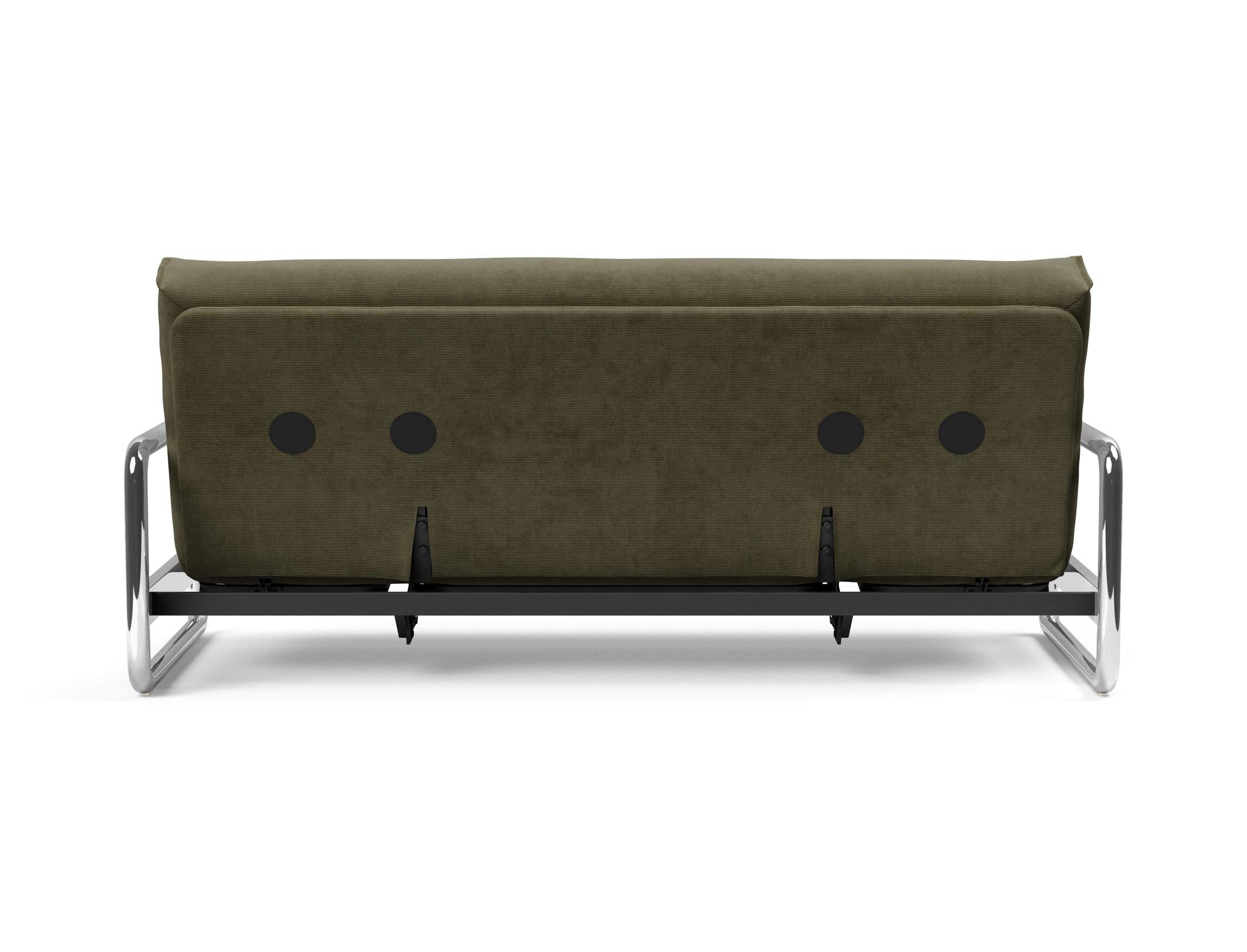 Erleben Sie das Lomira Schlafsofa 140 Nordic Soft Spring von Innovation Living – eine perfekte Kombination aus modernem Stil und optimalem Komfort für erholsame Nächte.