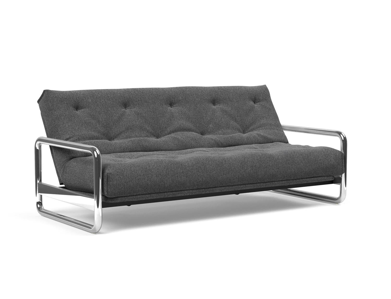Entdecken Sie das Lomira Schlafsofa 140 Nordic von Innovation Living – stilvolles skandinavisches Design trifft auf höchsten Schlafkomfort mit Soft Spring Bezug.