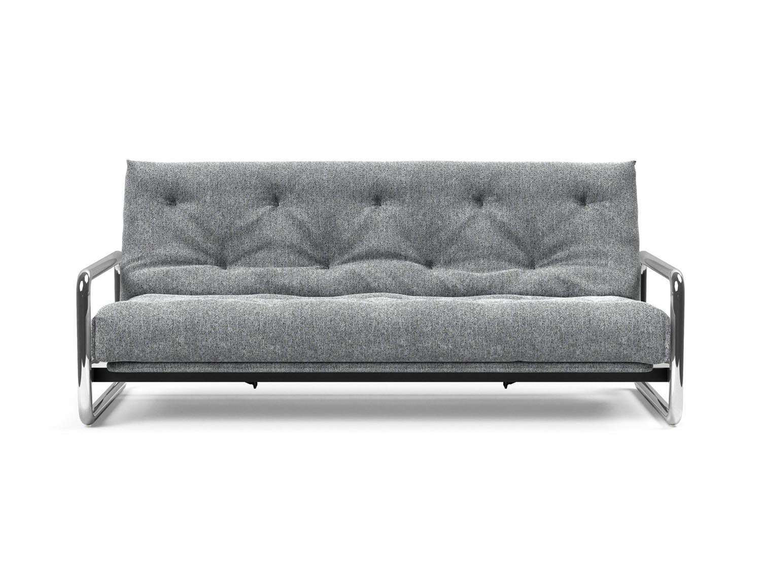 Erleben Sie das Lomira Schlafsofa 140 Nordic von Innovation Living – elegantes skandinavisches Design und optimaler Komfort dank Soft Spring Bezug.
