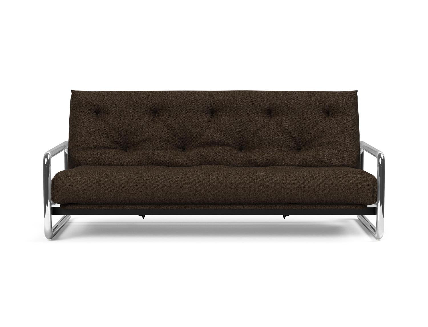 Erleben Sie das Lomira Schlafsofa 140 Nordic von Innovation Living – elegantes skandinavisches Design und optimaler Komfort dank Soft Spring Bezug.
