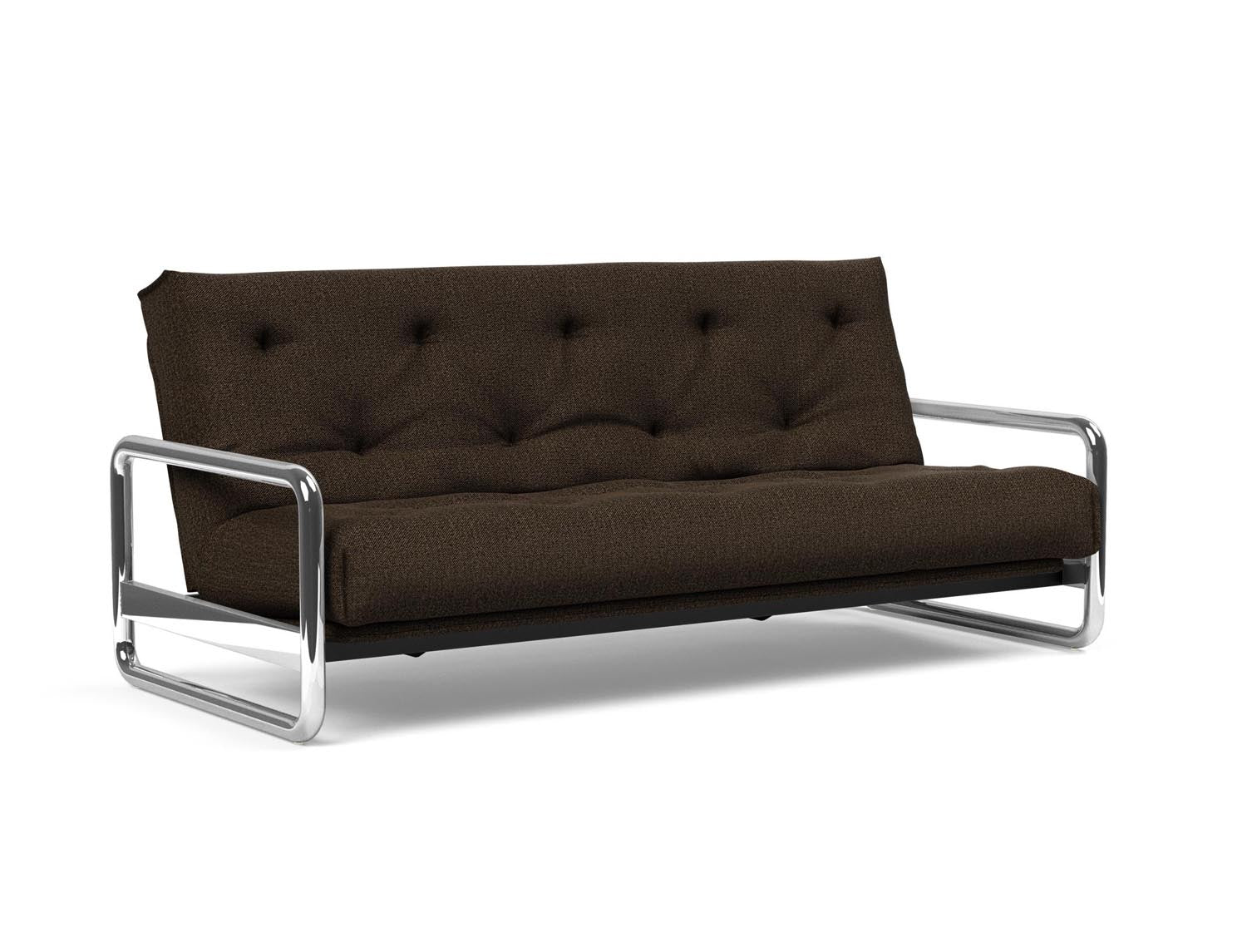Entdecken Sie das Lomira Schlafsofa 140 Nordic von Innovation Living – stilvolles skandinavisches Design trifft auf höchsten Schlafkomfort mit Soft Spring Bezug.