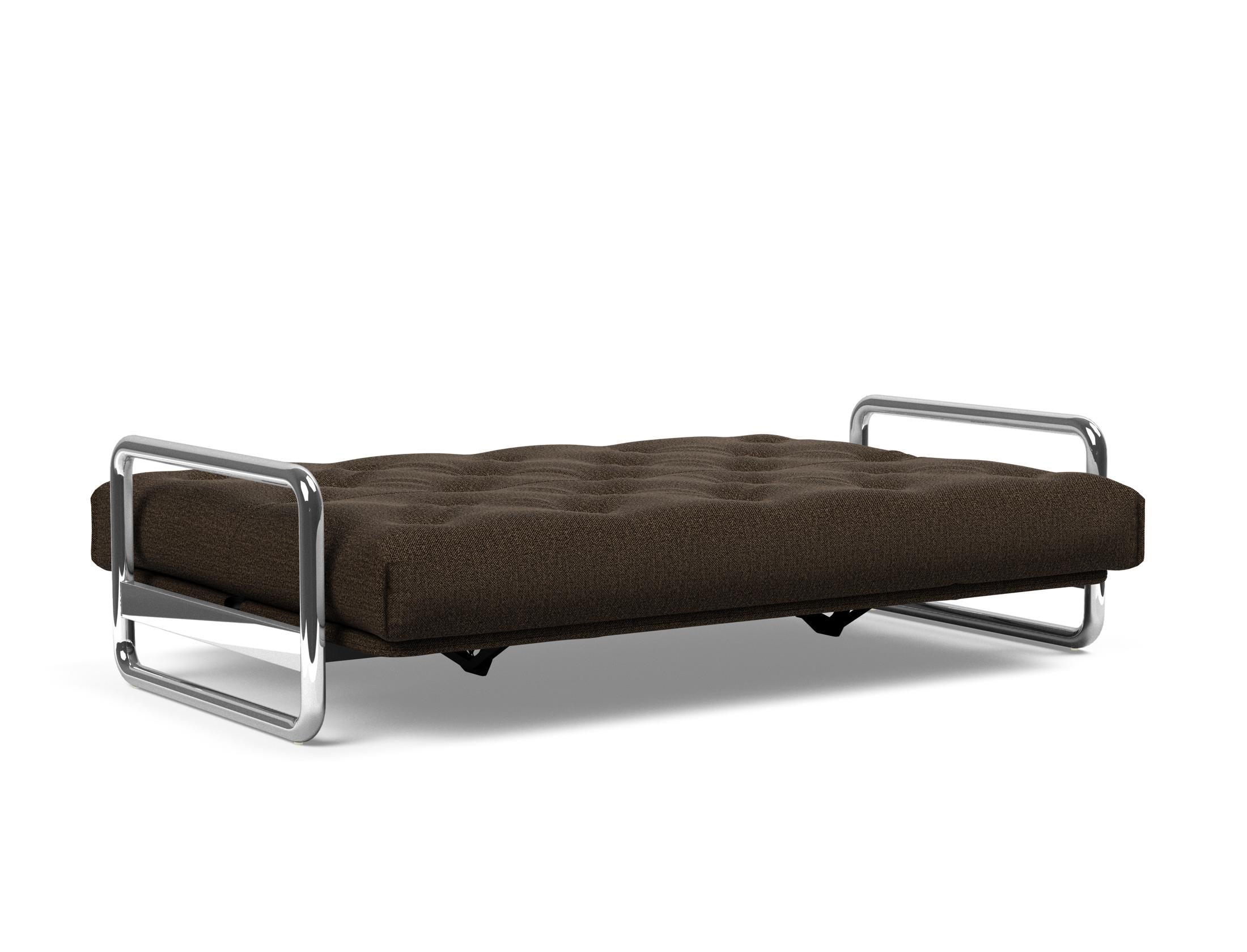 Entdecken Sie das Lomira Schlafsofa 140 Nordic von Innovation Living – stilvolles skandinavisches Design trifft auf höchsten Schlafkomfort mit Soft Spring Bezug.